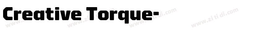 Creative Torque字体转换